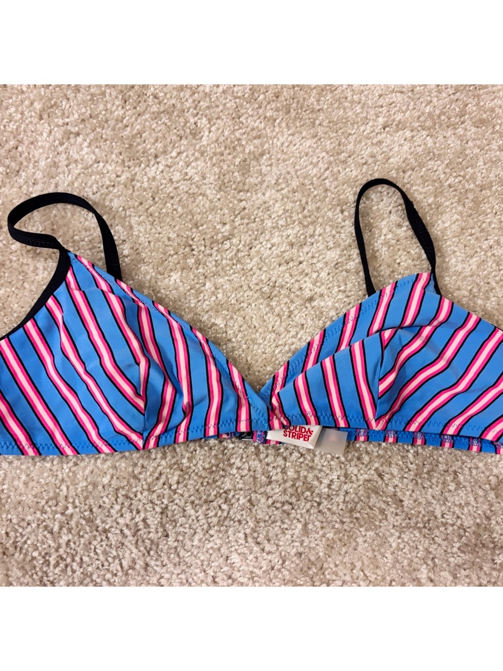 Solid & Striped Stripe Bikini Top